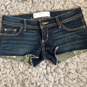 Gilly Hicks dark wash shorts size 00